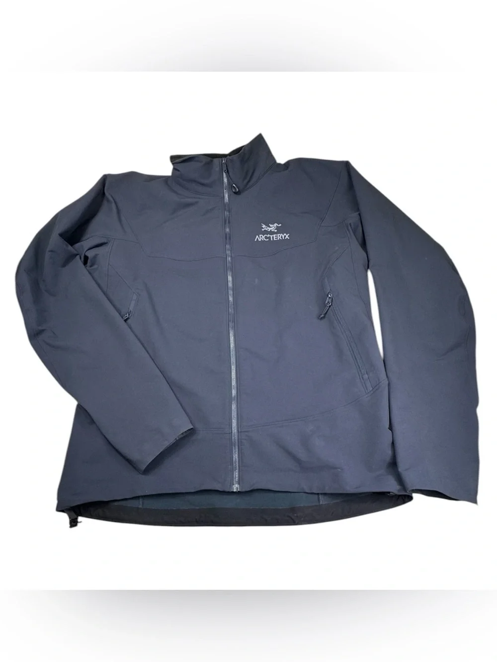 Arc'teryx Gamma LT Jacket Men Large Blue Lightweight Soft Shell Full Zip Hiking